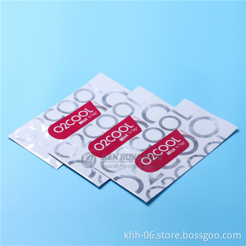 Custom printed different designs Facial Mask Packaging foil bags
